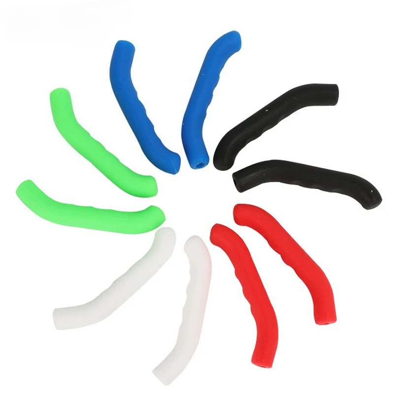 

2 шт., универсальный силиконовый гелевый чехол для тормозной ручки, силиконовый чехол для горного и шоссейного велосипеда, съемный чехол для ручки руля