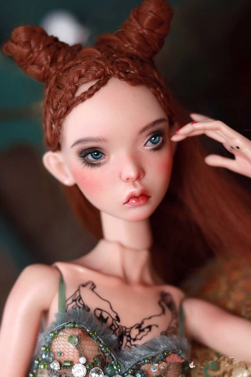 

SD BJD doll 1/4 Little popovy A birthday present High Quality Articulated puppet Toys gift Dolly Model nude Collection