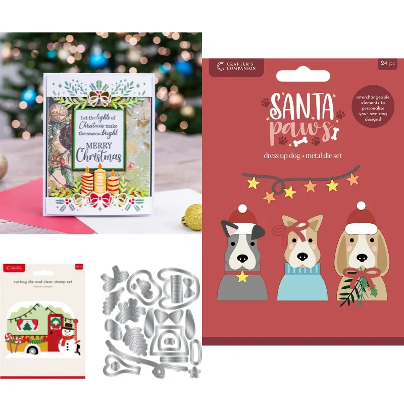 Troqueles de corte festivos con diseño de Bota de Papá Noel para álbum de recortes, decoración de diario, plantilla de grabado en relieve, tarjeta de felicitación DIY hecha a mano 2026