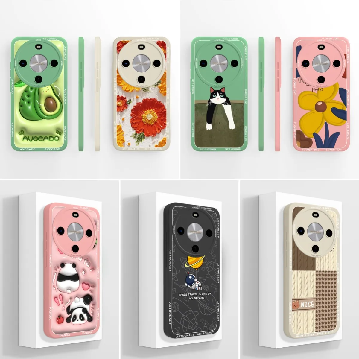 

Для Huawei Enjoy 70X70 Pro задние чехлы с красивым рисунком авокадо, жидкий силиконовый чехол с защитой от падения для Huawei Enjoy 70X 70 70Pro Funda