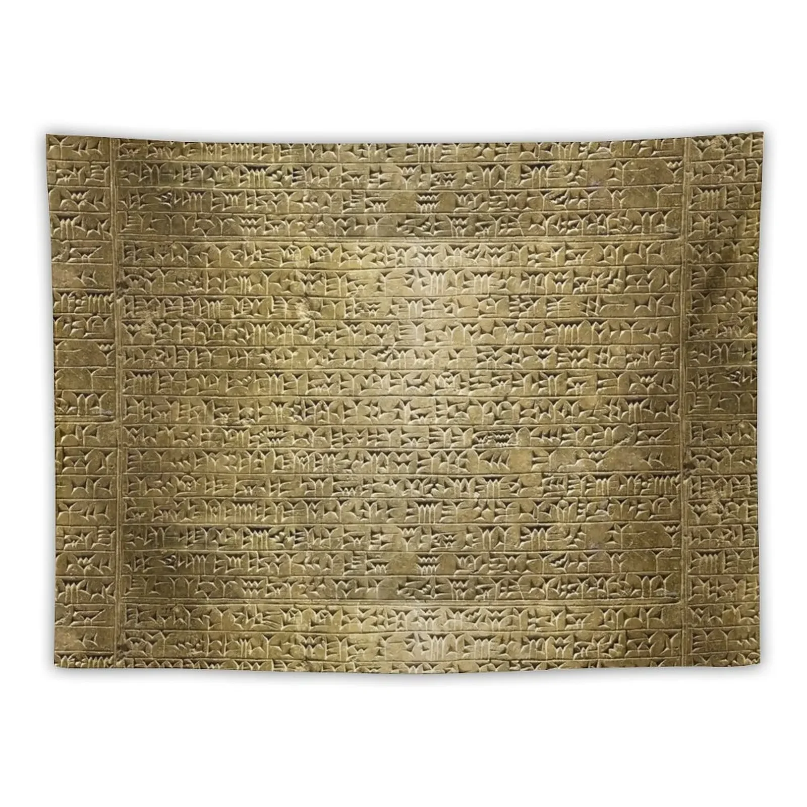 Assyrian Cuneiform Inscription Tapestry Wall Coverings Wall Decor Hanging Room Aesthetic Wall Decor Tapestry