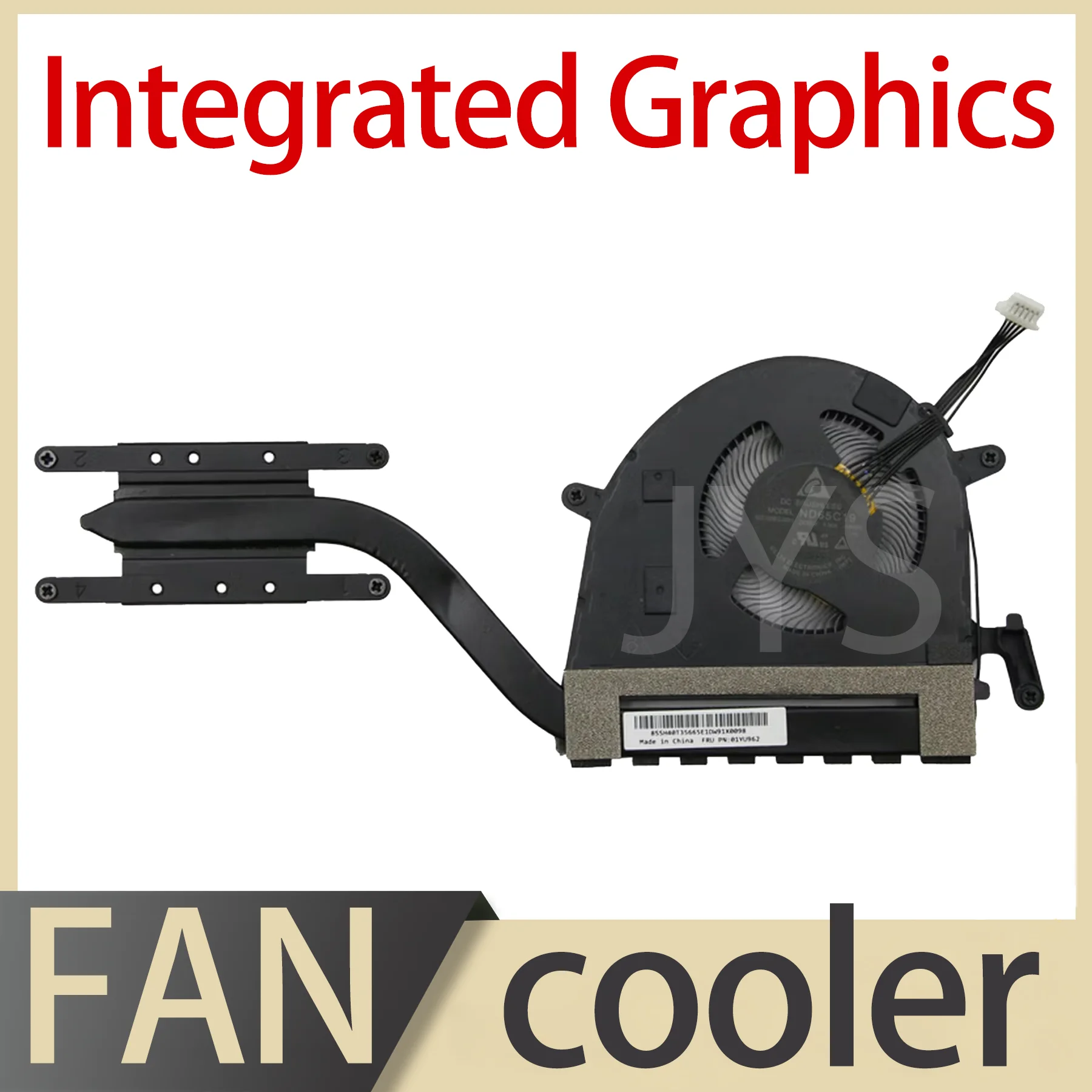 Suitable for Lenovo ThinkPad X390 Yoga X13 Yoga Gen1 Fan cooling module Integrated graphics Fan 01YU961
