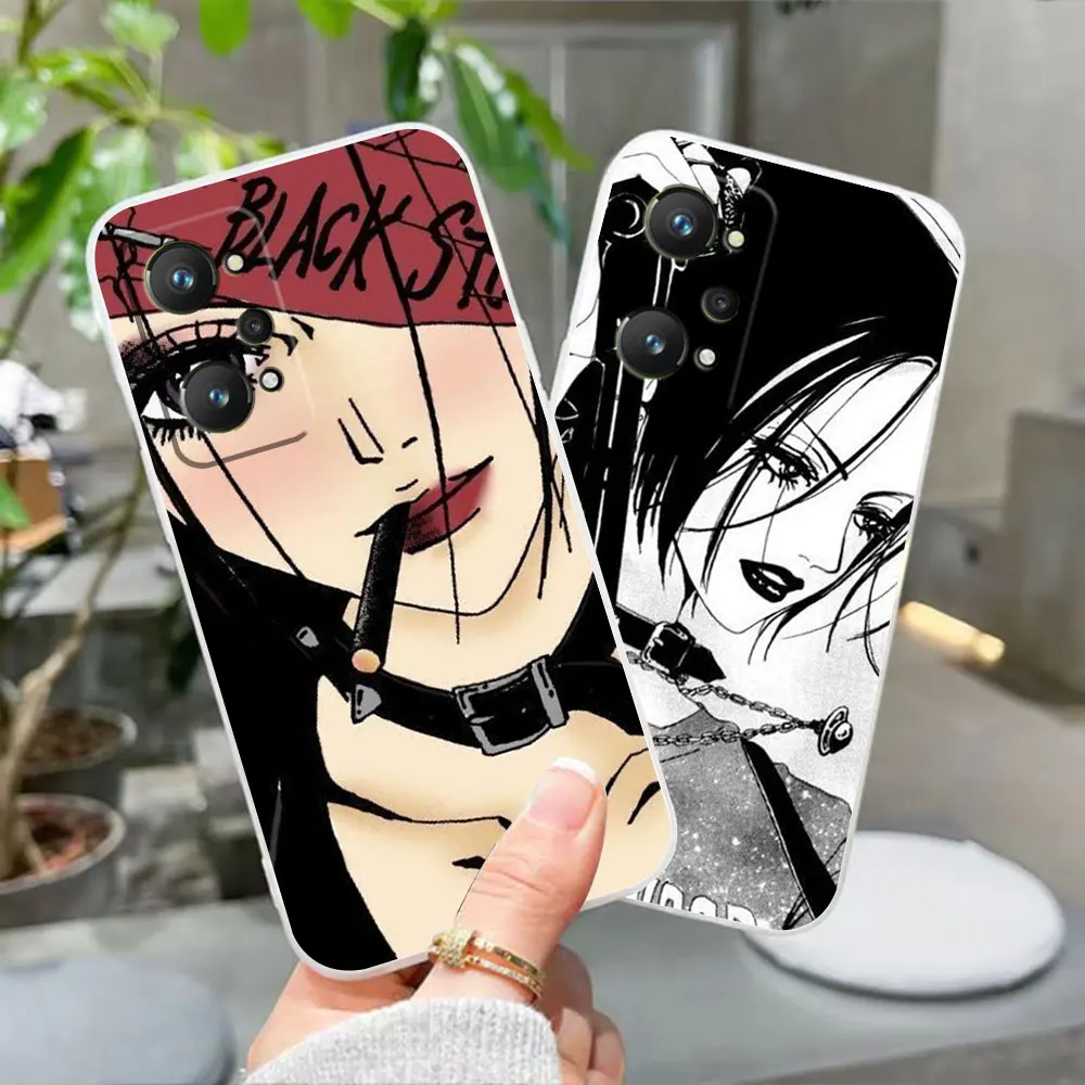 Clear Phone Case For Realme 11 10 8 7 7i 5 GT 2 NEO 2 3 5 FIND X2 X3 X5 PRO PLUS 4G 5G Case Funda Nana Osaki on Purple Tie Dye