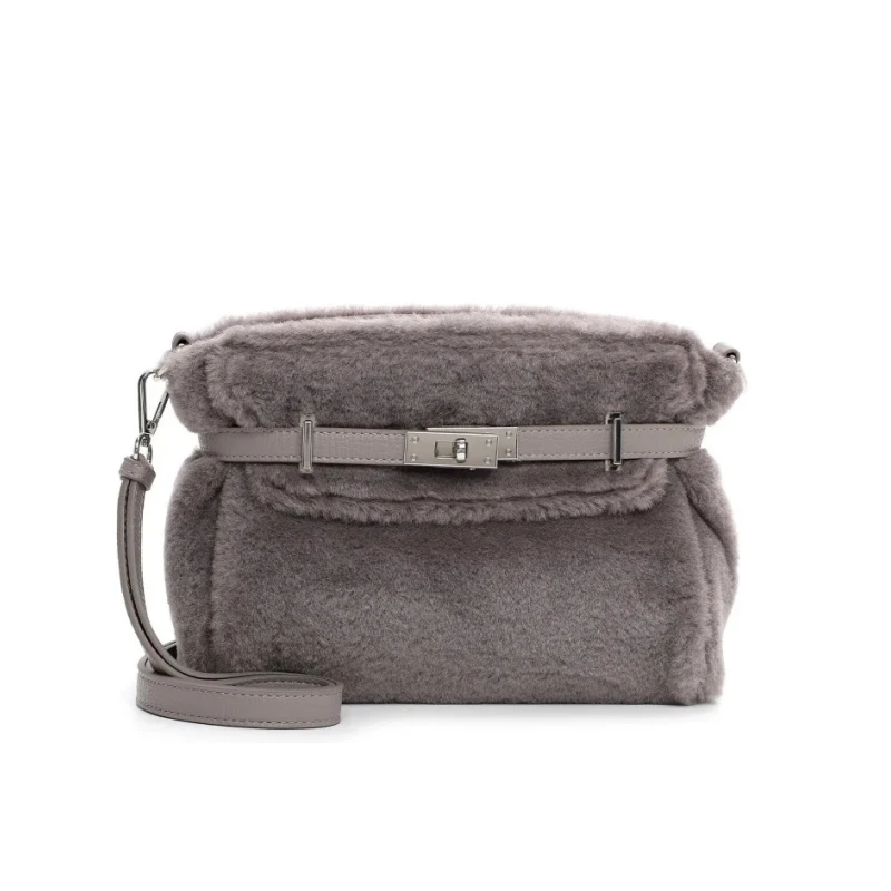 

Сумка FAUX FUR, маленькая женская сумка через плечо Heather, роскошная дизайнерская сумка-букет с ремешком через плечо, женская модная сумка