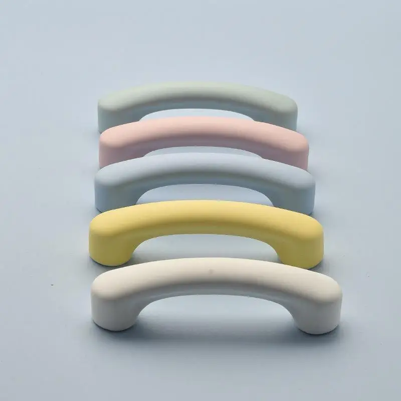 Ceramic Cabinet Pull Handle Cute Star Moon Cloud Shape Colorful Drawer Knob For Wardrobe Cupboard Furniture Decoration