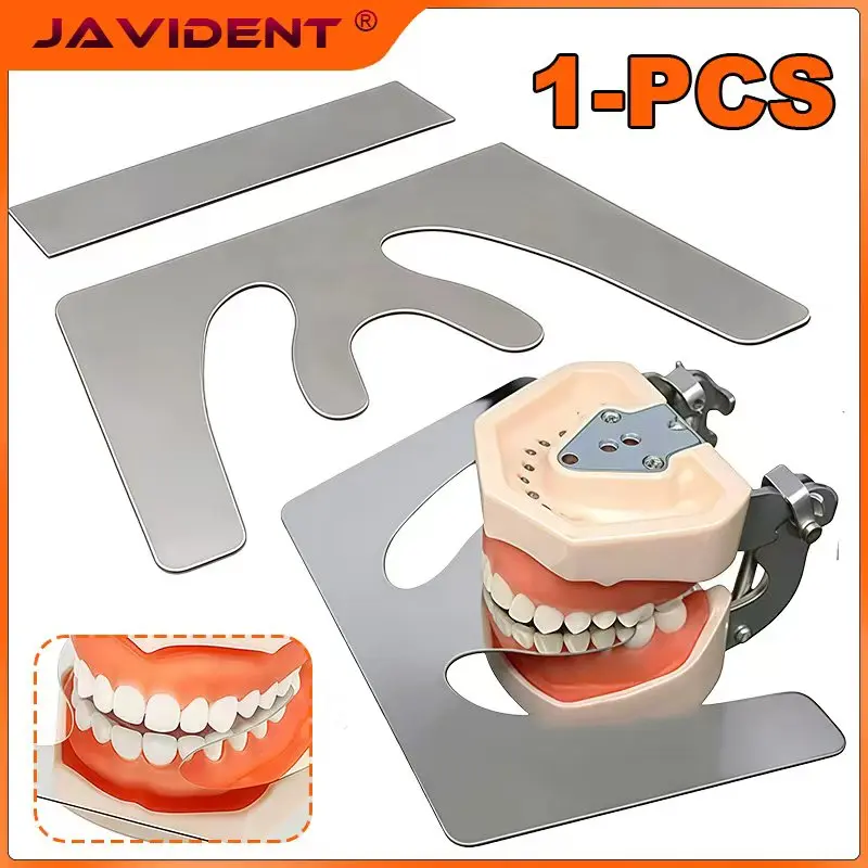 1 Pc Stainless Material Dental Occlusal Maxillary Casting Jaw Fox Plane Plate 3D Autoclavable Mouth Guard Oral Dentist Tool