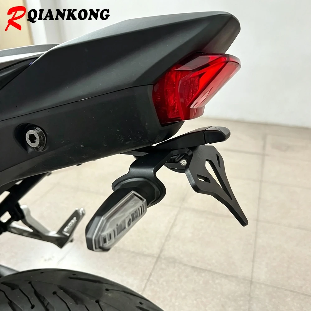 CB750 CB500 Short Tail Rear Wing Folding License Plate Frame Holder Bracket For Honda CB 500 750 Hornet 2023 2024 2025 2026 2027