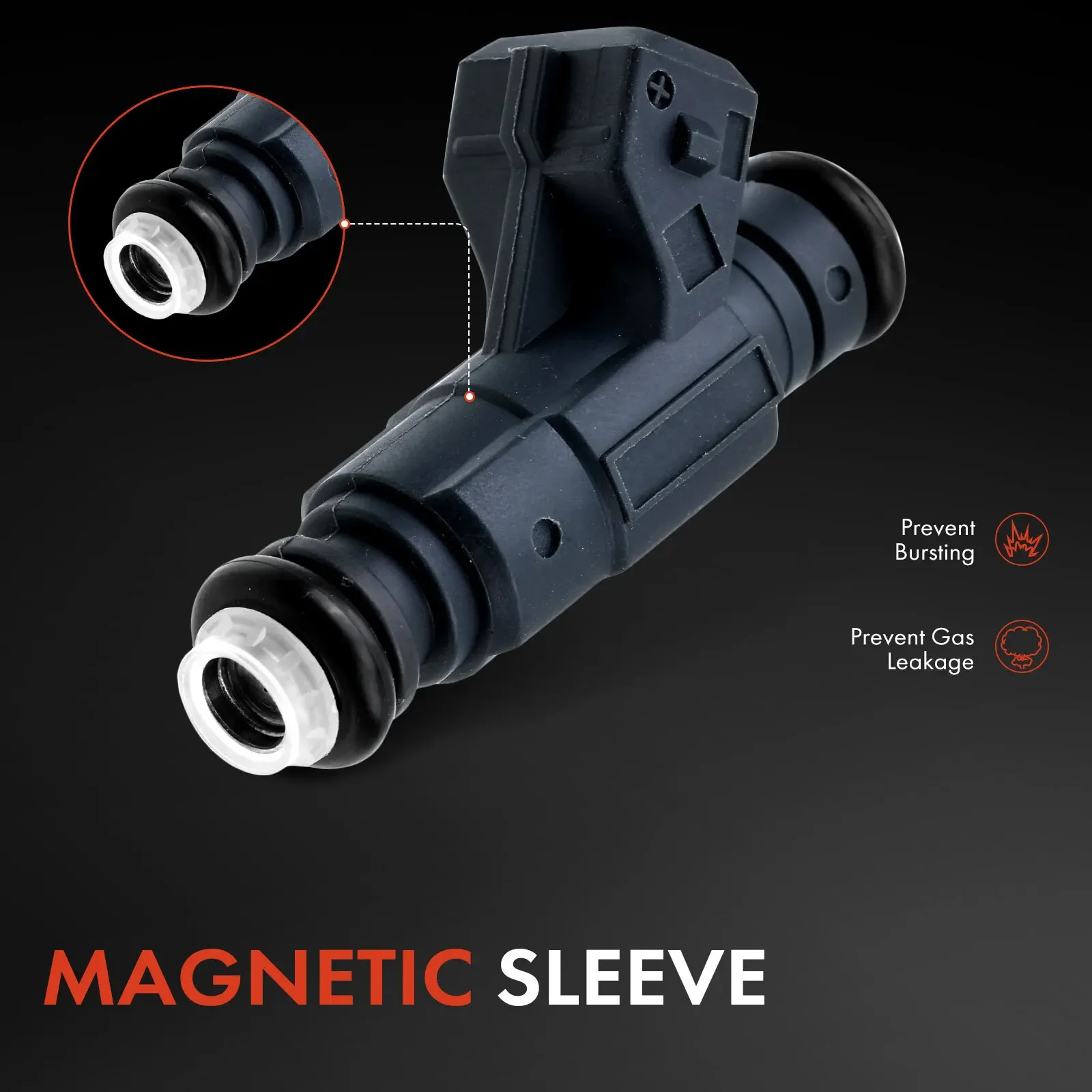 Set van 6 Brandstofinjectoren voor Ford Mercury 4.0L V6 SOHC 0280155734 FJ307 Past op Explorer Mountaineer 1997 1998