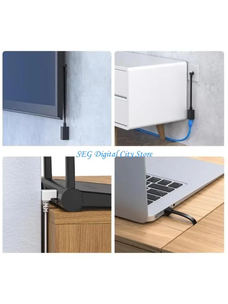 

U75B Ethernet Extension Cable Networking Cat7 Ethernet Extender Cable Adapter RJ45 Cord Shielded Male to Female Connector