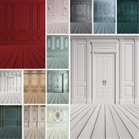 MOON.QG Western Home Living Room Photography Studio Backdrops Product Birthday Background 3D Vintage Wood Photo Wall Floor Props