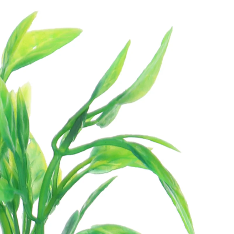 

MY 1pc Plastic 5.3*0.6*6.4cm 1:12Dollhouse Miniature Green Plants Decoration Furniture Accessories Toys