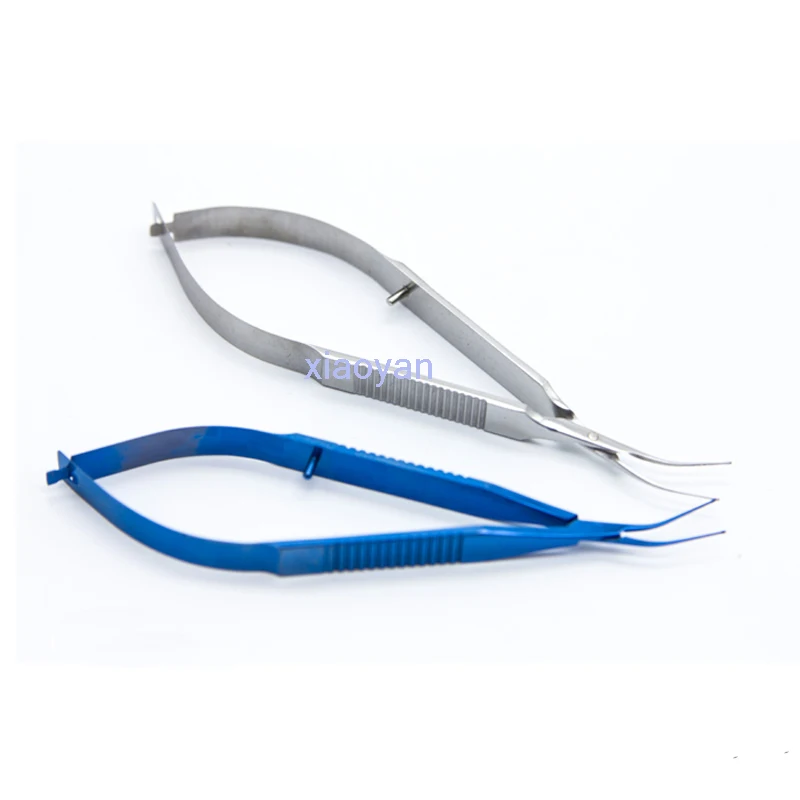 Ophthalmic instruments Crystal implantation forceps Duck beak forceps Round head implant forceps Soft crystal forceps