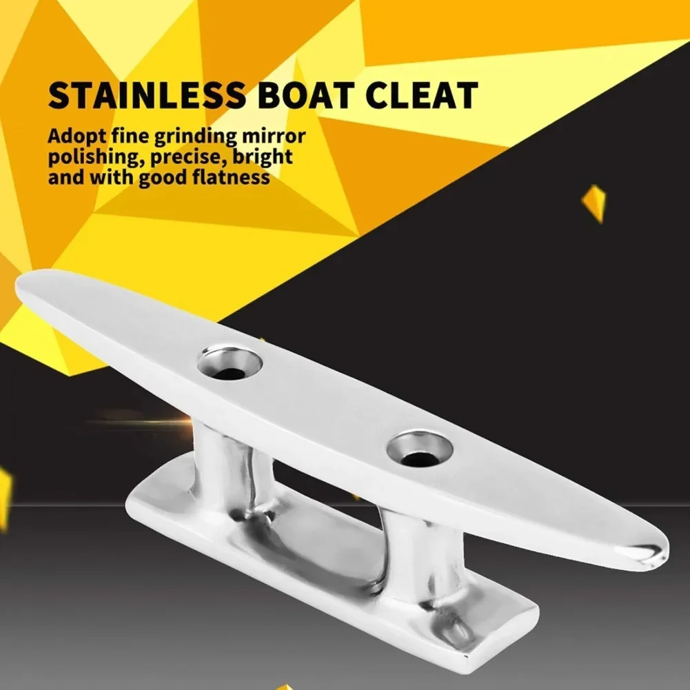 Robust 316 Stainless Steel Dock Cleat For Marine Mooring Secure Rope Anchor For Safe And Dependable Boat Docking view 4