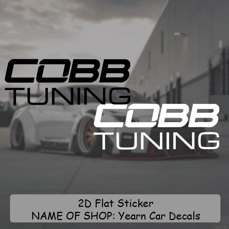 Adesivo in Vinile con Logo COBB TUNING, Impermeabile, Autoadesivo, Lettere 2D Piatte e 3D, Decalcomania Durevole per Auto da Esterno