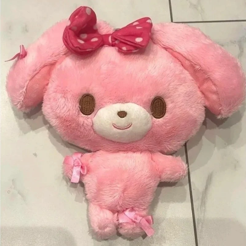 Sanrio Bonbonribbon Cartoon Leuke Roze Gevlekte Strik Pvc Schaalbare Zachte Knuffel Kaart Tas Portemonnee Auto Sleutelhanger Halloween Cadeau