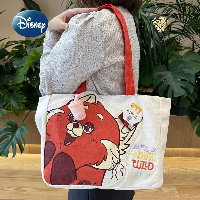 Disney New Women's Handbag Luxury Brand Original Women's Shoulder Bag Cartoon Cute Women's Bag Large Capacity High Quality