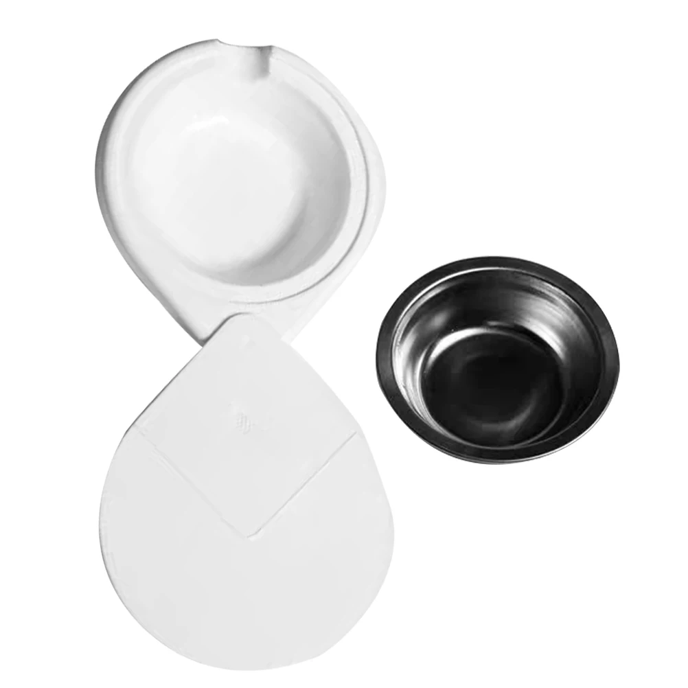 

Rotating Ashtray Stainless Steel Hidden Under Desk for Smokers with Detachable Cover Windproof Easy Clean White