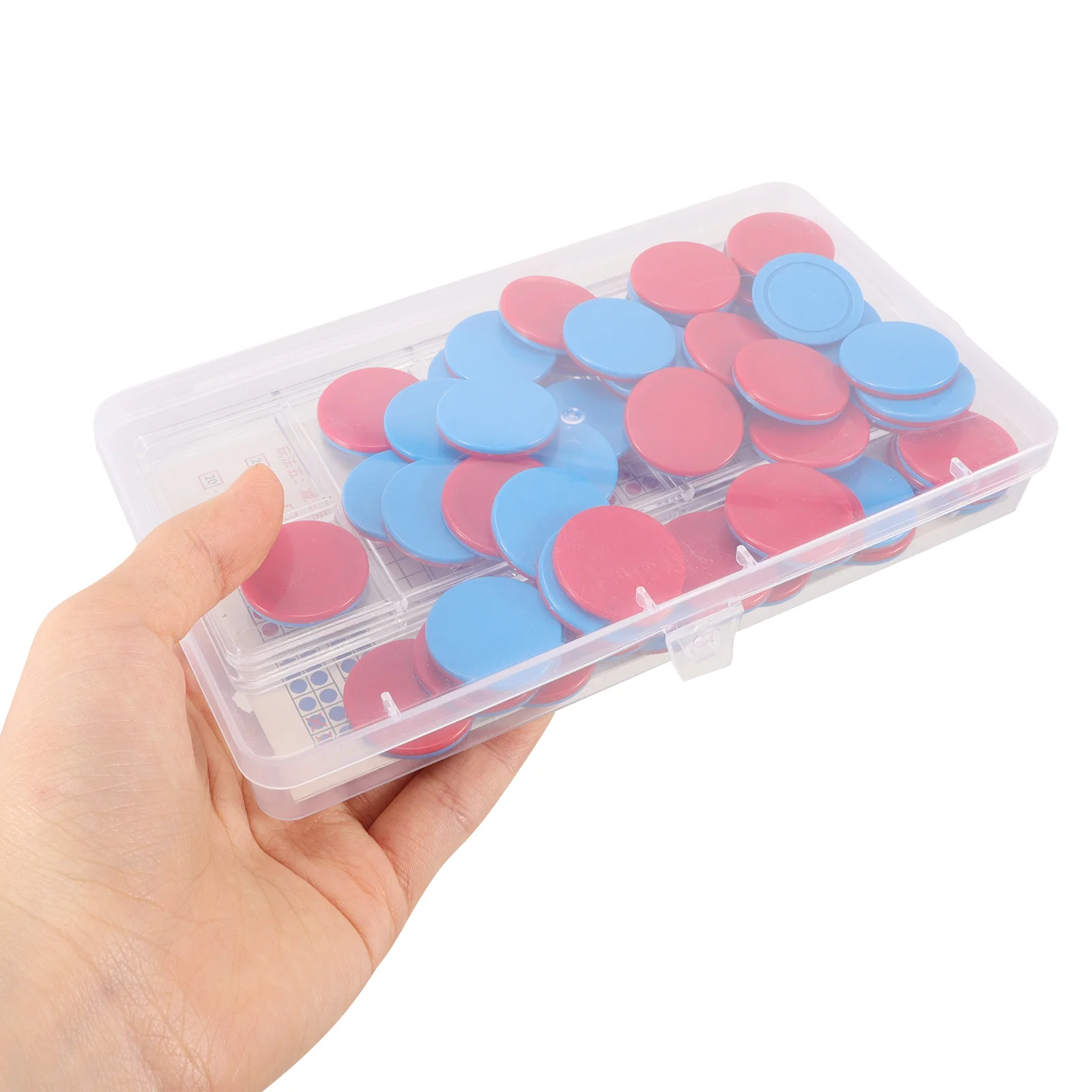 50 Pcs Learning Tool Math Teaching Aids Child Plastic Ten Frames Counting Chips