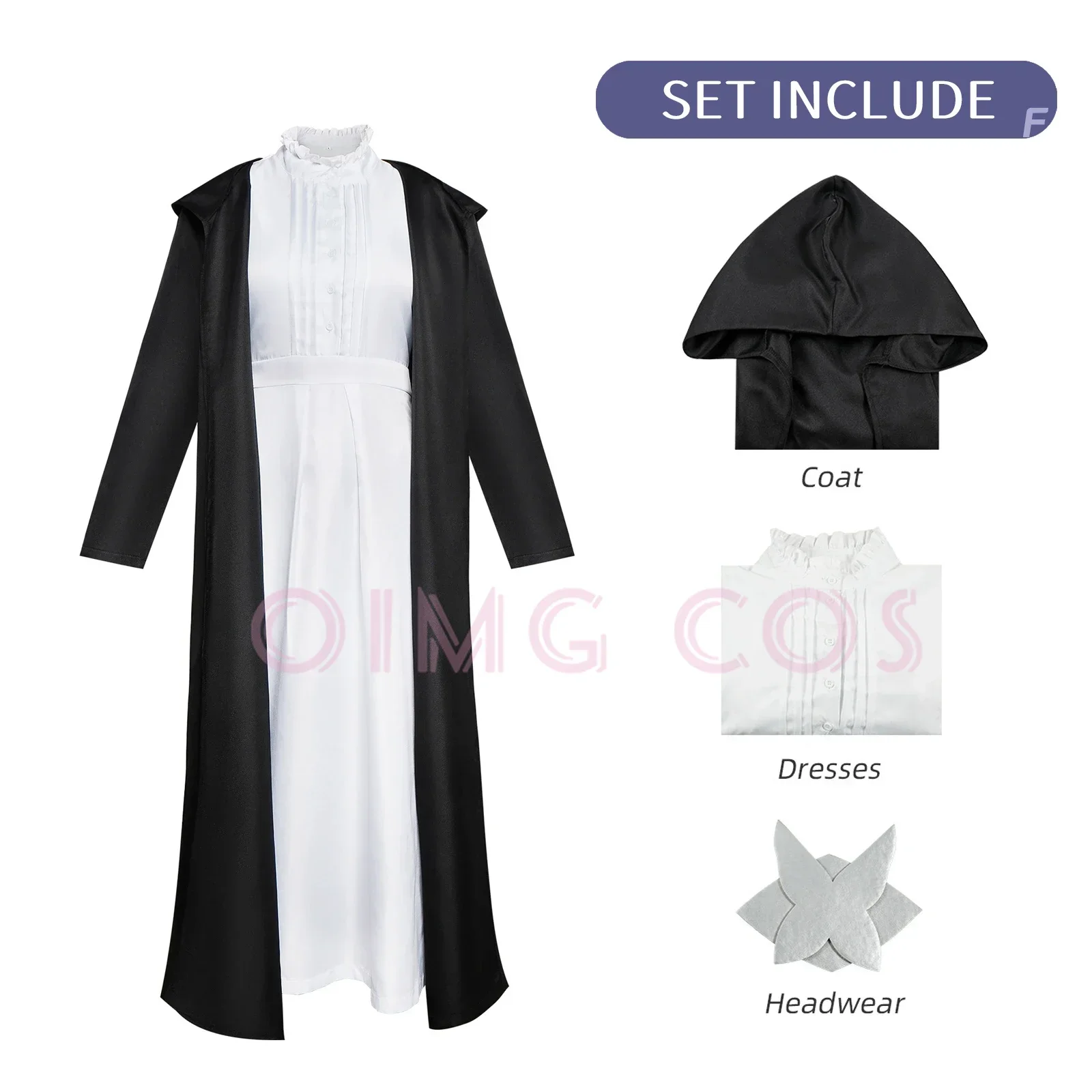 

Frieren at the Funeral Cosplay Fern Costume Carnival Uniform Halloween Anime Party Costumes Masquerade Adult Women Game