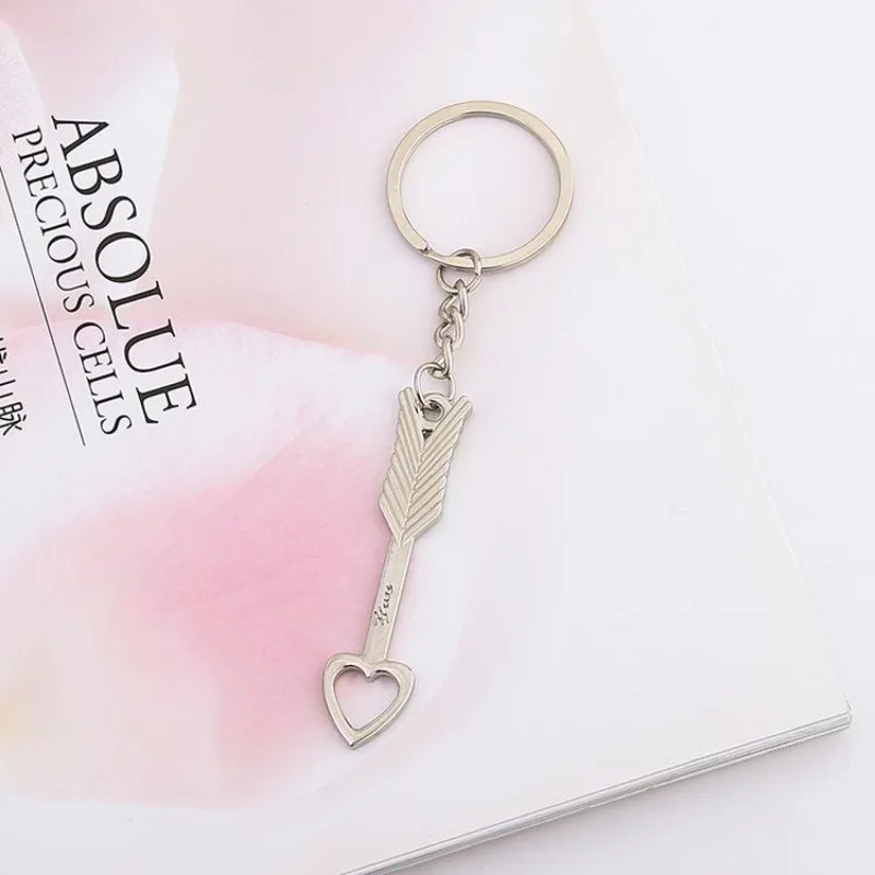 로맨틱 커플 열쇠 고리, 발렌타인 데이 연인 선물, 하트 열쇠 고리, 2 개 세트