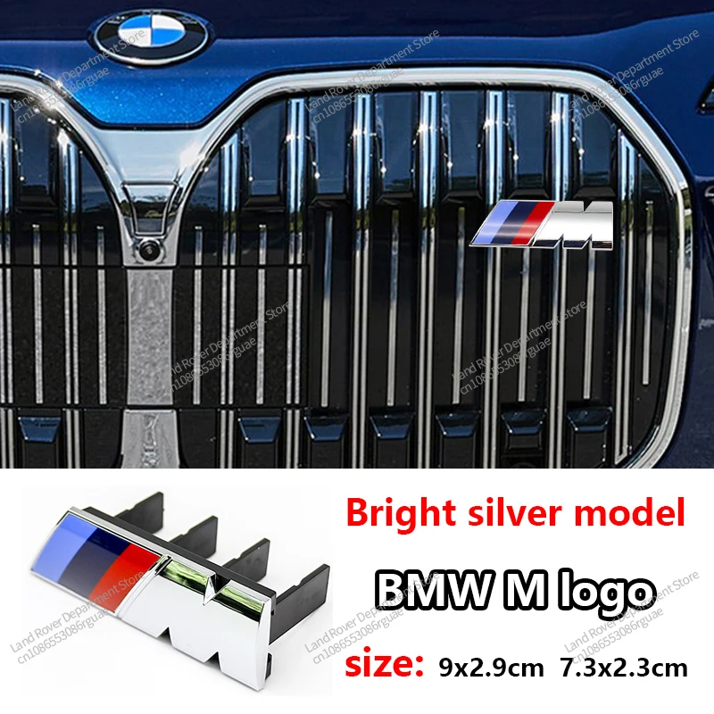 Car Front Grille Badge Emblem For BMW M Logo G60 E60 E46 X3 X4 X5 X6 F48 G01 E84 E83 F39 F10 F30 G11 G07 G86 G80 E90 E60 E61 E93