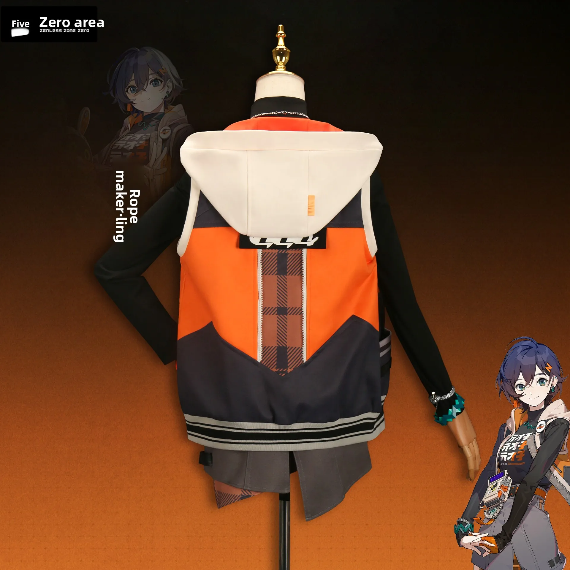 UWOWO コラボシリーズ：ゲーム ゼノレスゾーンゼロ コスプレ/ZZZコスプレ ベル コスプレ衣装 ドレス ゲーム ハロウィンコスチューム