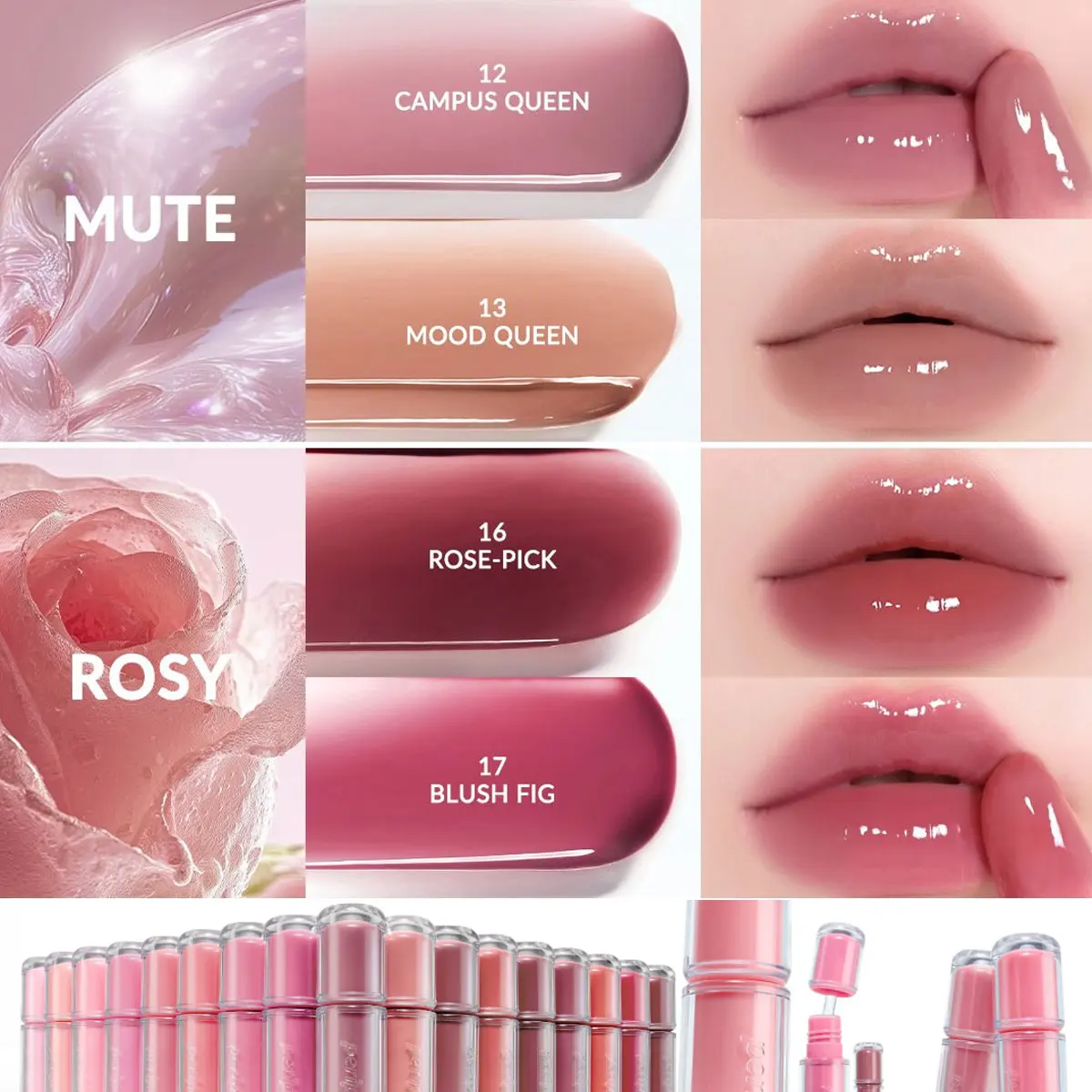 PERIPERA MOOD GLOWY TINT 11-20,Moisturizing & Non-Drying,Natural Blend,Glossy Hydration Lock,Korean Cosmetic,Korean Makeup
