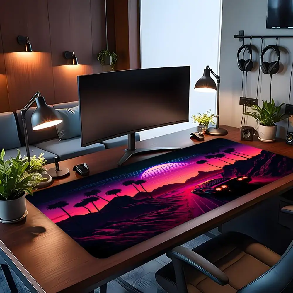 Cyber style Racing car New Large size Mouse Pad Laptops Gaming Deskmat  Mousepad Anime Office Carpet Keyboard Rubber material