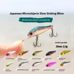 1PCS 3.5cm 2.4g Quality Minnow Lure 3D Eyes Fishing Lure Plastic Hard Bait Pesca Artificial Jig Wobblers Crankbait Fishing Bait
