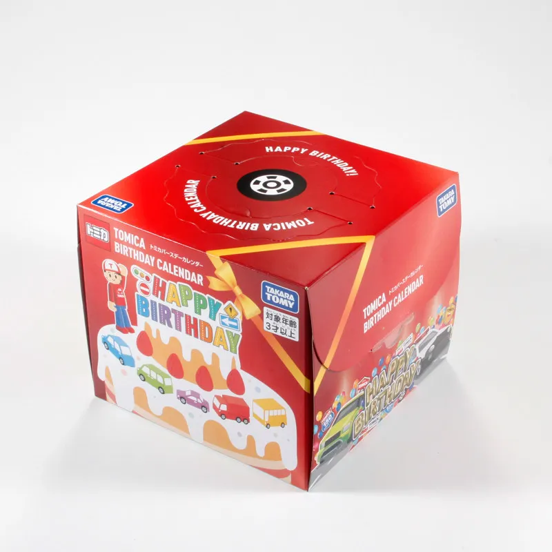 Stock Original Takara Tomy Tomica Town Series Simulation Car Scene Fun Birthday Calendar (No Cars Included) Gift For Boys Girls