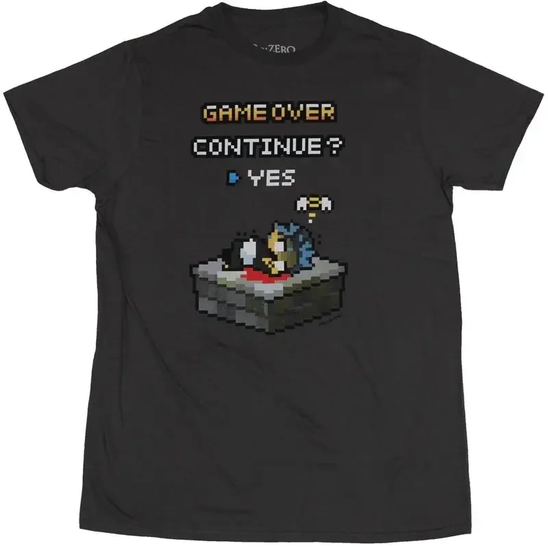 Re Zero Neues T-Shirt für Erwachsene Game Over Character Down Pic