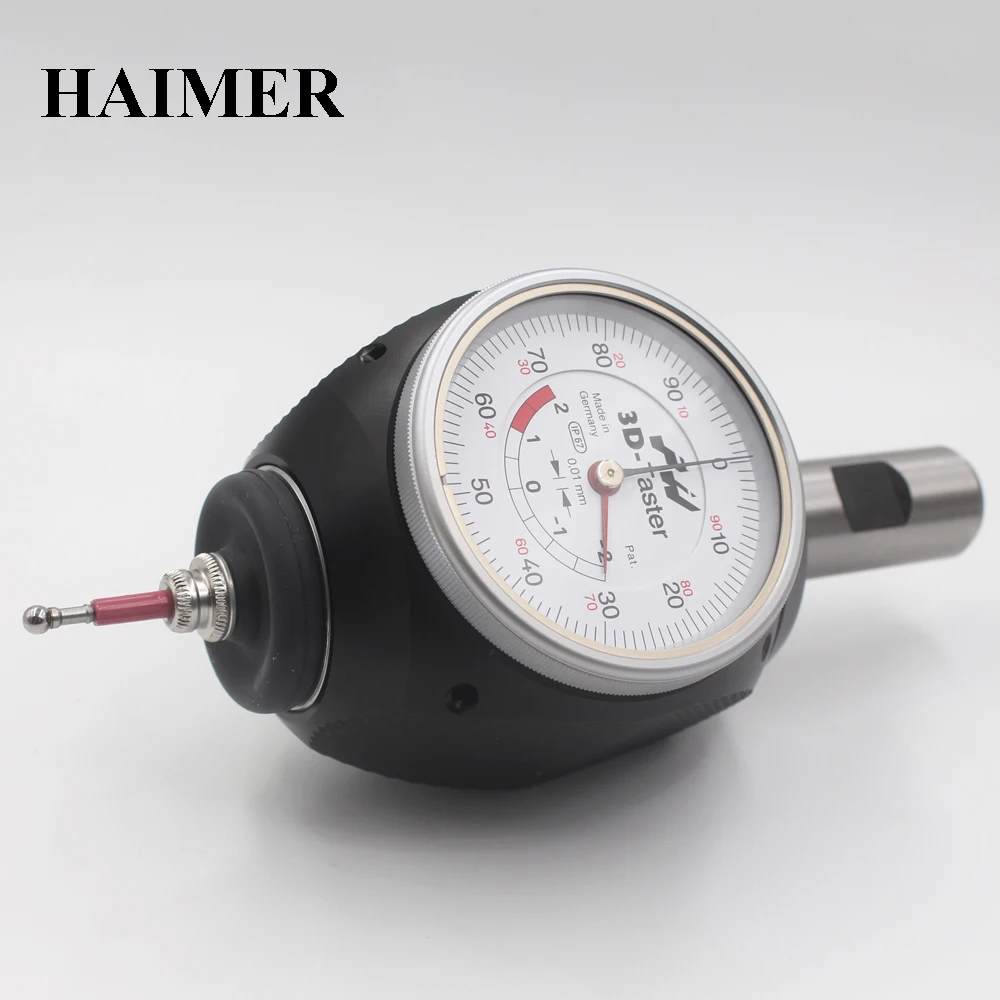 HAIMER 3D Edge Finder Universal Detector Tool Centering Indicator Centering Dial Test Indicator Center Finder Milling Tool