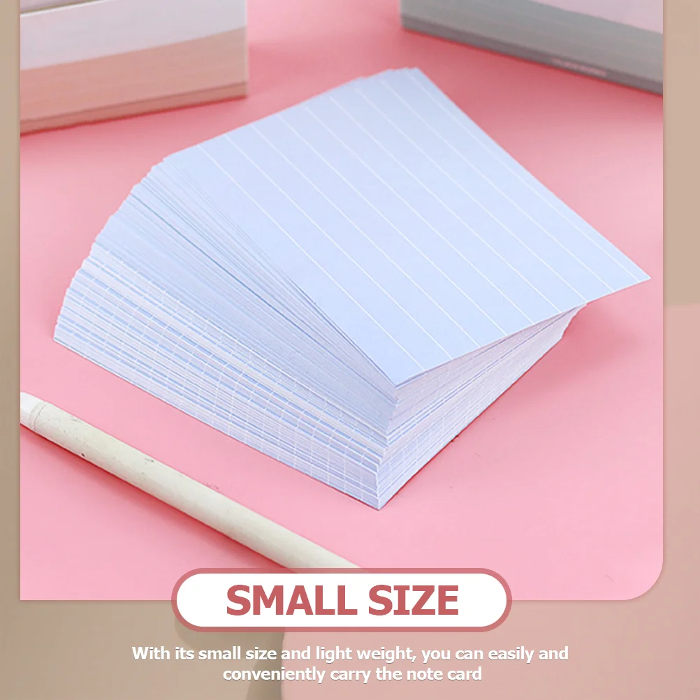 150 Pcs Writing Index Card Study Cards Flashcards for Lined Ruled Record Office Letter Bound Papers