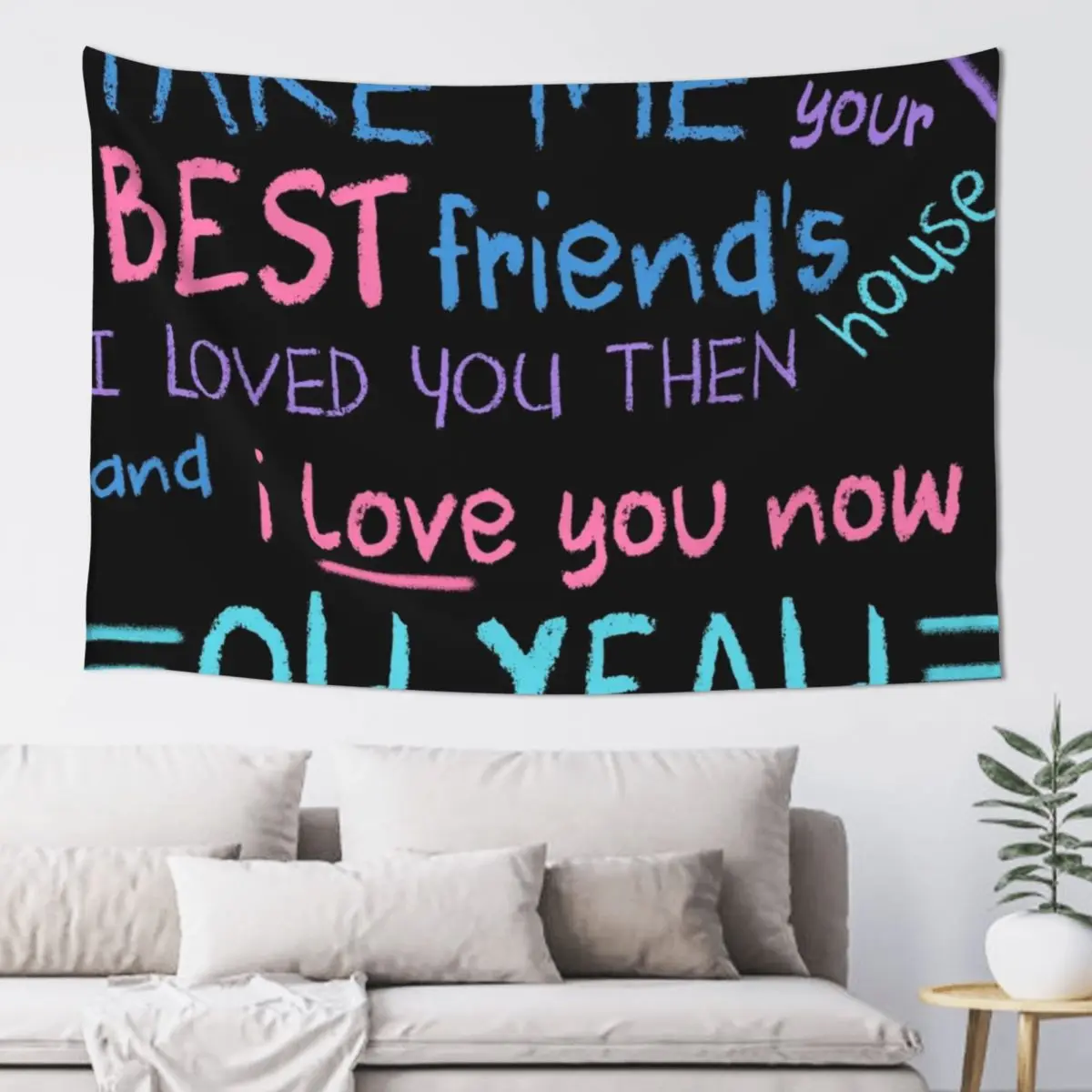 take me to your best friends house Tapestry Decor Home Christmas Decoration Home Supplies Aesthetic Room Decoration Tapestry