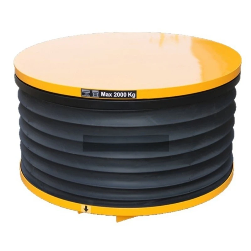 Circular table rotating lifting platform electric hydraulic lift