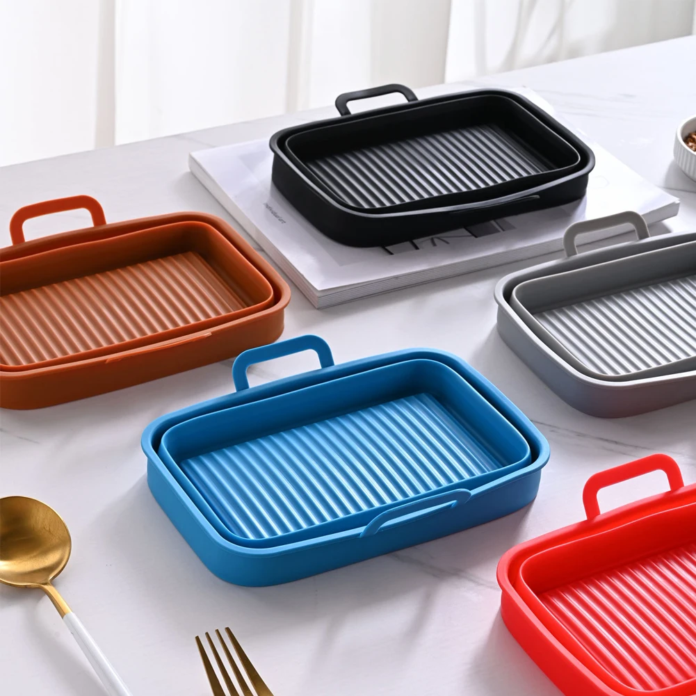 Double Pull-Out Basket Food-Grade Silicone Materials Suitable For Microwave