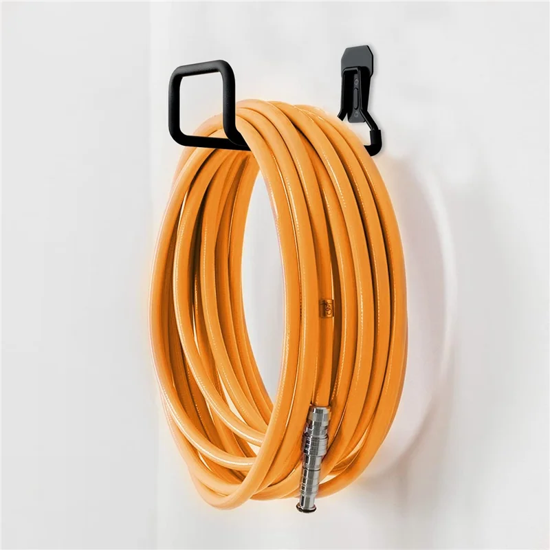 Garden Hose Holder Wall Mount, Duty Water Hose Hanger for Outside, Metal Hose Reels Hose Rack Hose Hook for Garden Hose