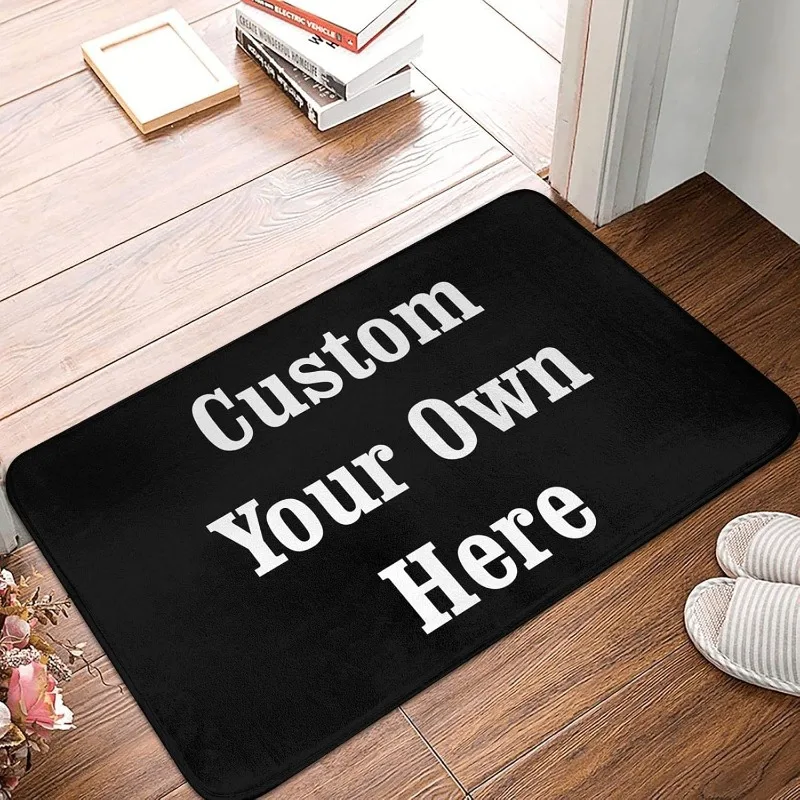 Your Message Here Custom Doormat Personalized Door Mat Welcome Non Slip Rubber Backing Funny Door Mats Entrance for Indoor