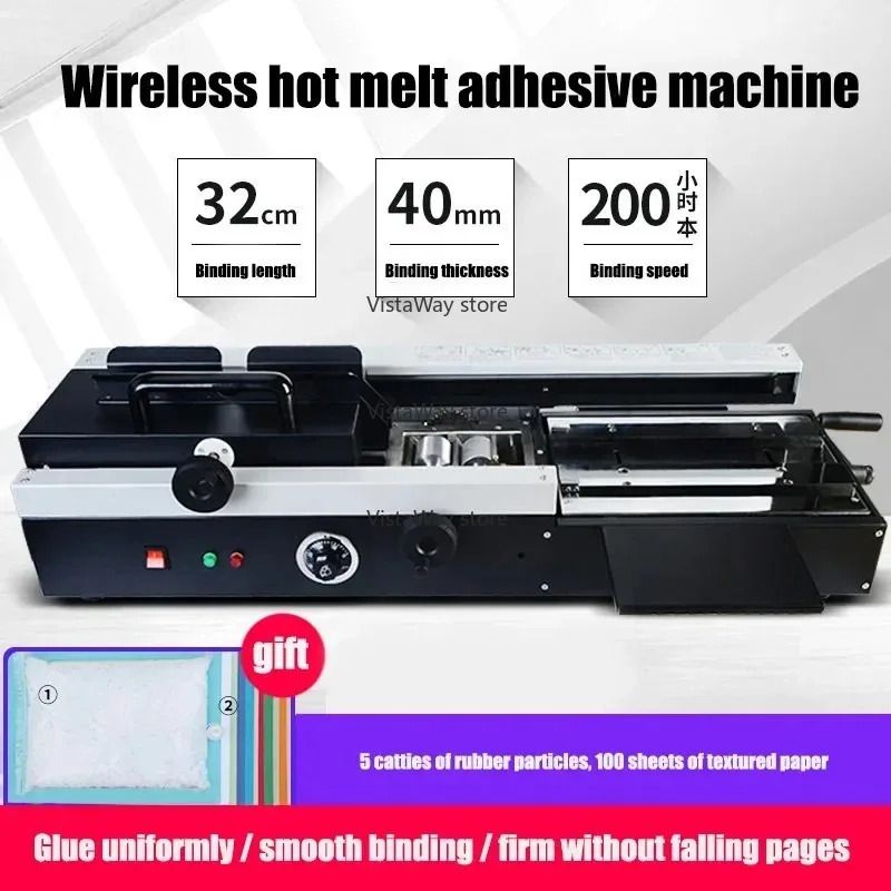 Лидер продаж 460A машина для переплета горячим клеем A4 термоплавкие складки автоматическая машина для переплета книг клей для переплета электрическая переплетная машина 1200 Вт