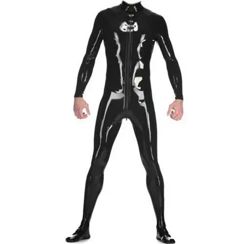 100% اللاتكس catsuit Ganzanzug Catsuit الرياضة ارتداءها الجوارب الرياضية دعوى S-XXL عيد الميلاد