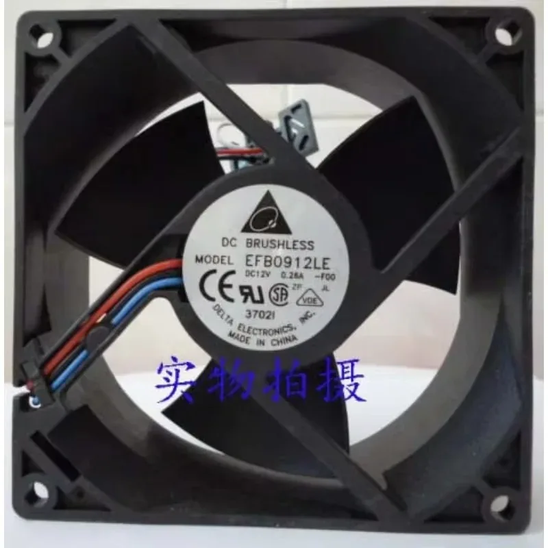 

Delta Electronics EFB0912LE F00 DC 12V 0.26A 90x90x38mm Cooling Fan