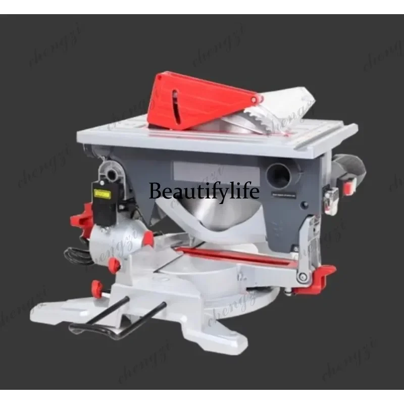 

f182 8 Inch 10 Inch Industrial Multi-Function Miter Saw 255 Rotary Table Horizontal Motor Core Electric Rip Cut Bench Machi