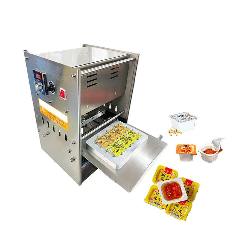 Automatic Sealing Machine for Sauce, Butter, Fermented Bean Curd, Chili Sauce & Jam, 6 Cavities