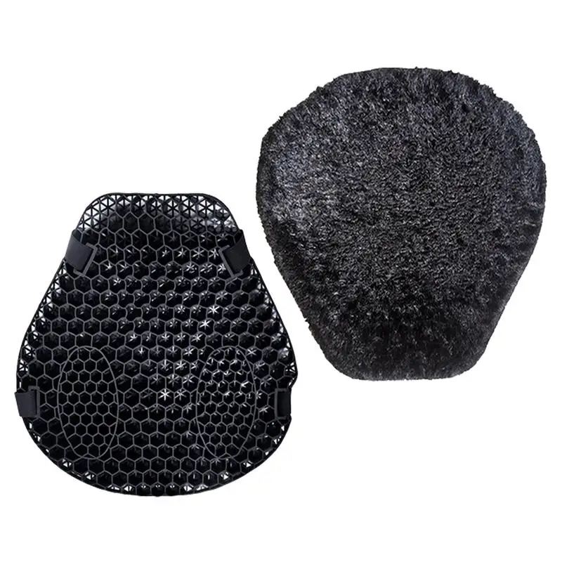 

Honeycomb Shock Seat For Long Rides 1Pcs Anti-Slip 3D Mesh Fabric Seat Cover Breathable Waterproof Cooling Down Heat Insulation