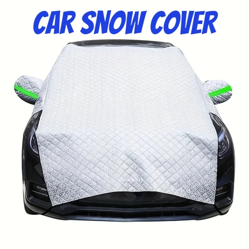 Large Car Windshield Cover For Sun Ice Snow Windshield Protection For Van SUV Front Window Windproof Waterproof Sunshade Cover - Image 2