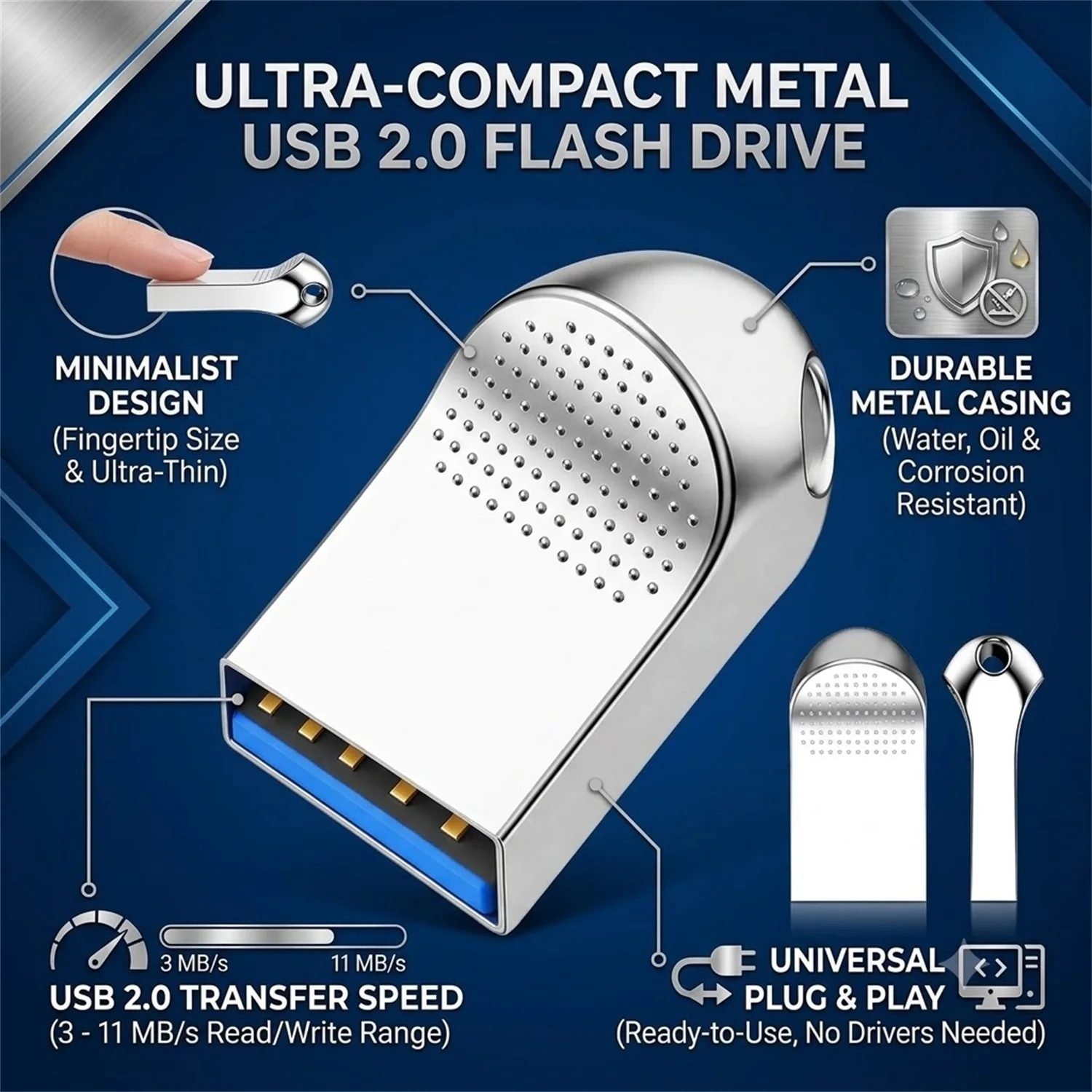 New Style USB 2.0 Pendrive Classical USB Flash 128GB Big Capacity USB Pen Drive 8GB 16GB 32GB 64GB High Speed U Stick USB Drive
