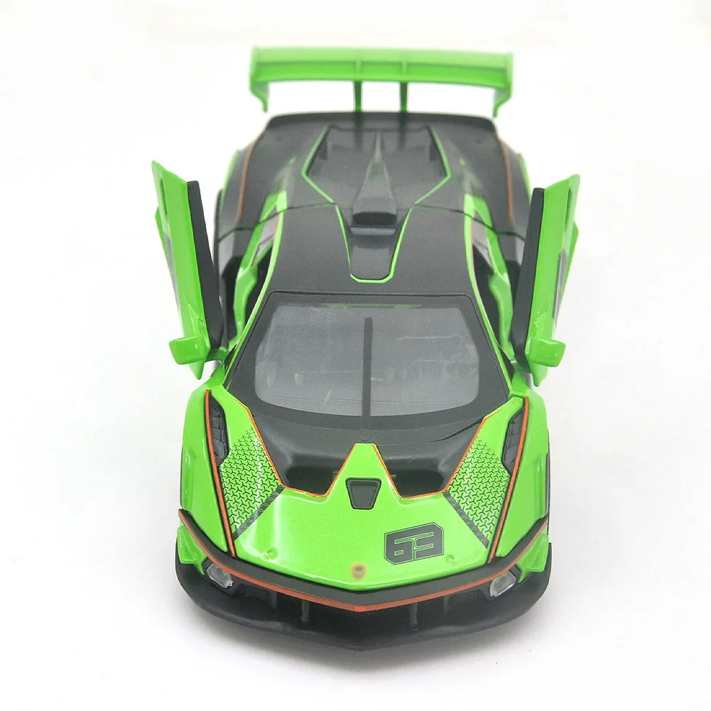 

1:32 For Lamborghini SCV12 Sports car Simulation Diecast Metal Alloy Model car Sound Light Pull Back Collection Kids Toy Gifts
