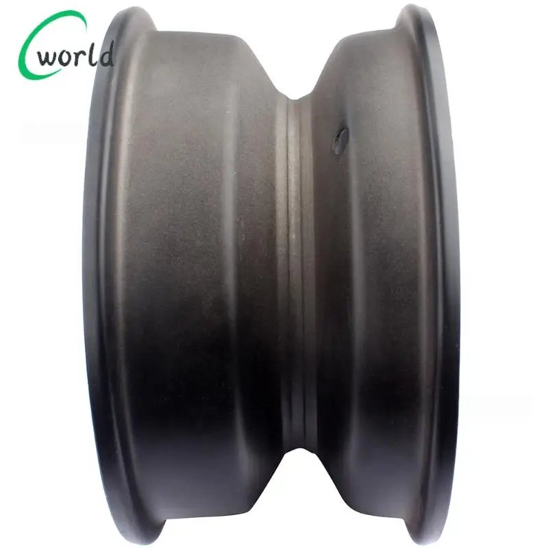 ATV 10 بوصة عجلة سوداء حافة أمامية أو خلفية جميع التضاريس عربات التي تجرها الدواب عجلة معدنية