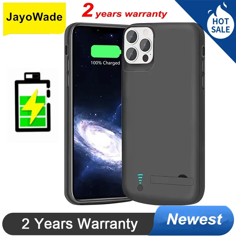 

JayoWade 10000Mah Battery Case for iPhone 12 Pro Phone Cover Power Bank for iPhone 12 Pro Battery Charger Cases