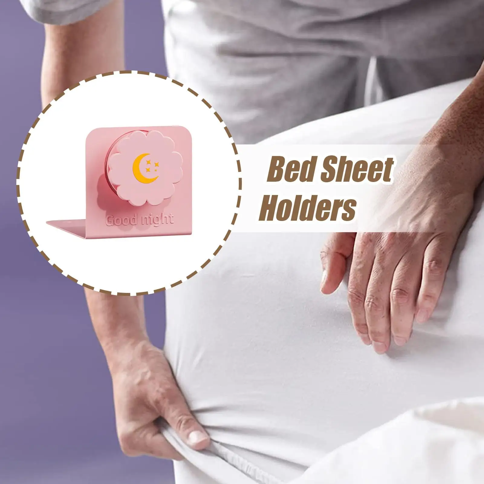 Fitted Sheet Holder 4 Pieces Bedspread Corner Holders L Shape Sheet Lock Holders For Campers Bunk Bed Hotel Nursery Guest Room